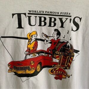 Vintage Tubby’s World Famous Pizza Tee Shirt 90s Size XL